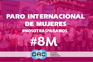 #8M #NosotrasParamos
