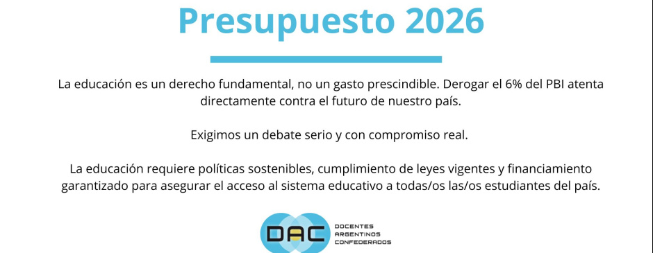 Presupuesto 2026